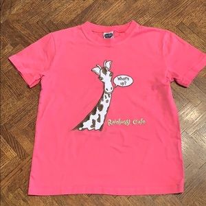 {Rainforest Cafe}Girls M(8)Giraffe T-shirt